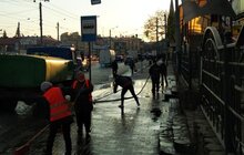 Фото 11: Комунальні служби Львова продовжують дезінфекцію міста