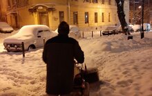 Фото 11: Зранку по Львову працювало 97 одиниць снігоочисної техніки