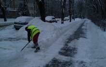 Фото 23: Зранку по Львову працювало 97 одиниць снігоочисної техніки
