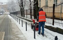 Фото 74: Впродовж дня снігоприбиральна техніка працюватиме в робочому режимі