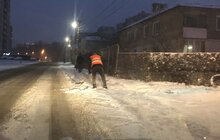 Фото 55: Комунальні служби працюють у посиленому режимі, задля прибирання міста від снігу