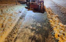 Фото 2: За ніч у Львові випала тижнева норма опадів, снігоприбиральна техніка працювала всю ніч