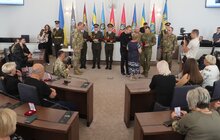 Фото 16: У Львові посмертно нагородили львів'ян, які боронили незалежність України