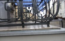 Фото 11: На вул. Курбаса, 8 розпочали реставрувати балкон