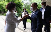 Фото 13: Медики 8-ї міської лікарні Львова поспілкувались з міністром охорони здоров’я України