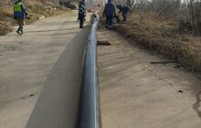 Фото 1: На вулиці Абхазькій-Щурата замінили 225 м аварійного водопроводу