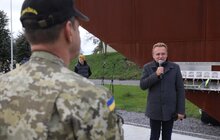 Фото 1: На Меморіалі Героїв Небесної Сотні вояки братства ветеранів УПА підняли національний стяг