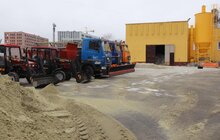Фото 6: ШРП Львова вже завантажили піскорозкидувачі і готові оперативно посипати вулиці