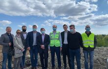 Фото 7: Голова Представництва ЄС в Україні оглянув компостувальну станцію, місце будівництва майбутнього сміттєпереробного комплексу та ознайомився, як проходить рекультивація Грибовицького полігону ТПВ