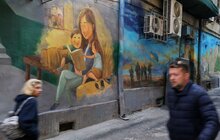 Фото 4: У Львові відкрили 30-метровий мурал, присвячений Маріуполю