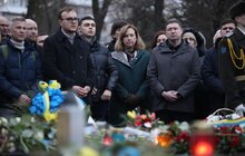 Фото 8: На Личаківському кладовищі у Львові вшанували пам'ять Героїв Небесної Сотні