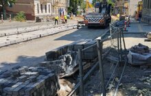Фото 1: ІІІ етап реконструкції вул. Шевченка: на ділянці від вул. Юнаківа до вул. Яцкова роботи виконано на 65%