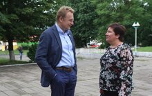 Фото 7: Мер Львова зустрівся з мером Заліщик