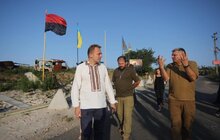 Фото 13: Мер Львова Андрій Садовий відвідав прифронтову Авдіївку