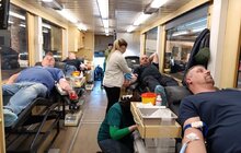 Фото 2: Понад 50 працівників міського АТП № 1 здали кров для поранених військових