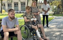 Фото 12: Музиканти Луганської філармонії зіграли для поранених військових в одній з лікарень Львова