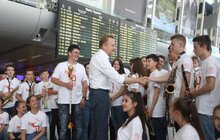 Фото 7: У межах Leopolis Jazz Fest у львівському аеропорту відбувся музичний флеш-моб