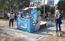 Фото 15: На Сихові відкрили дитячий інклюзивний майданчик