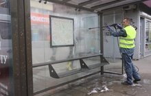 Фото 17: Сьогодні на вулицях Львова працюють порохотяги і водовозки: миють дороги і тротуари