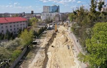 Фото 2: Квазікільце на вул. Шевченка відкриють у червні, загалом дорогу ремонтуватимуть в чотири етапи