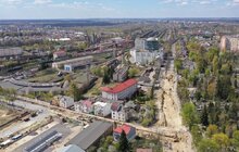 Фото 6: Квазікільце на вул. Шевченка відкриють у червні, загалом дорогу ремонтуватимуть в чотири етапи
