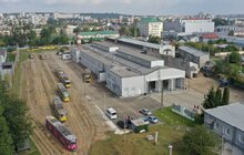 Фото 1: На вул. Промисловій запрацювало оновлене трамвайне депо