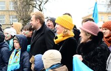 Фото 29: А. Садовий: «Я хочу подякувати всім небайдужим львів’янам, які сьогодні прийшли на ланцюг»