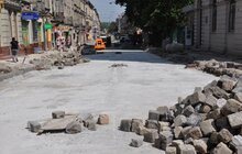 Фото 9: На вул Куліша триває ремонт