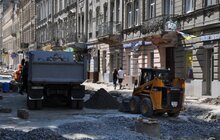 Фото 21: На вул Куліша триває ремонт