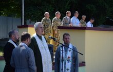 Фото 28: У Львові привітали й відзначили військових 80-ї десантно-штурмової бригади, які повернулися з передової