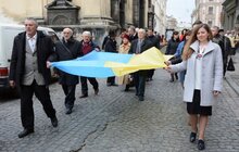 Фото 6: Львів'яни відзначили 26-ту річницю підняття Державного прапора над Ратушею