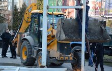 Фото 15: У Львові демонтували незаконно встановлену тимчасову споруду на пр. Чорновола, 57