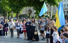 Фото 5: У Львові вшановують 73-тю річницю депортації кримськотатарського народу з Криму
