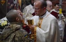 Фото 10: Сьогодні у Гарнізонному храмі відбулася молитва за українських солдат