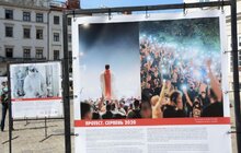 Фото 6: На пл. Ринок у Львові відкрили виставку «Рік спротиву: як по(в)стає Білорусь»