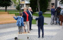Фото 12: У Львові облаштували новий громадський простір на вул. Гашека