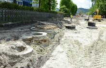 Фото 27: Ремонт вул. Б. Хмельницького: на ділянці від вул. Липинського до вул. Кукурудзяної вже нанесено два шари асфальту