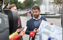 Фото 3: На площі перед Оперою облаштують «сухий» світломузичний фонтан