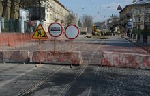Фото 1: Тривають демонтажні роботи на перехресті вул. Личаківська-Мечникова