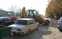 Фото 12: На вул. Курмановича розпочато ремонтні роботи: працює важка техніка, дорогу перекрито для руху транспорту