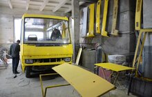 Фото 10: На маршрутах Львова приватні перевізники тестують автобус Volvo, привезений зі Скандинавії