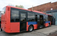 Фото 18: На маршрутах Львова приватні перевізники тестують автобус Volvo, привезений зі Скандинавії