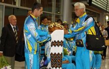 Фото 5: Фоторепортаж зустрічі львівських спортсменів-параолімпійців у Міжнародному аеропорту «Львів» ім. Д. Галицького