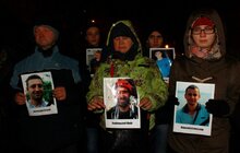 Фото 2: На площі біля пам’ятника Т.Шевченкові відбулась акція «Свіча пам’яті»