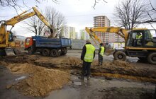 Фото 8: Триває ремонт вул. Шевченка: з 7 березня перекрито для руху транспорту вул. Левандівську, а з 14 березня перекриють вул. Шевченка