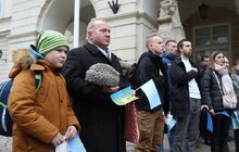 Фото 3: З нагоди 6-ої річниці окупації Криму Росією у центрі Львова відбулась акція-протест «Крим — це Україна!»