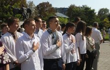 Фото 6: У Львівському національному університеті ветеринарної медицини та біотехнологій імені С. З. Гжицького відбулася посвята в першокурсники