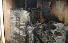 Фото 5: Під час пожежі в дерев'яній церкві Стрітення Господнього потерпілих немає