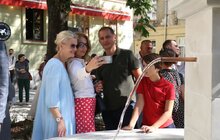 Фото 19: Сьогодні відкрили оновлену площу та ознакування в історичній єврейській дільниці Львова