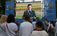 Фото 21: У Львові на найбільшому флагштоку урочисто підняли прапор України